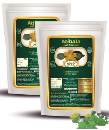 YANG Atibala Leaf Powder (Abutilon indicum) Kangi Powder Indian Mauve Atibala Powder Thuthi Powder Atibala churna 400 g (set of 2)