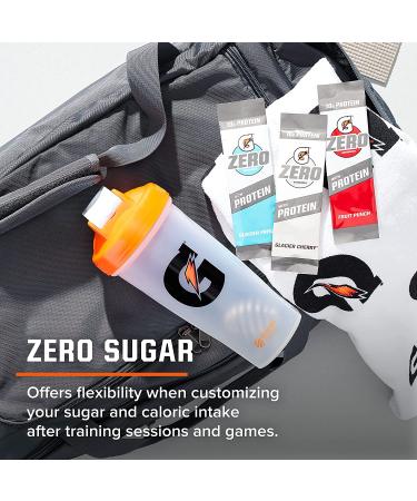 Gatorade Zero Protein Powder Sticks 30 Pack - 10g Whey Protein Isolate, Zero Sugar, Electrolytes - 3 Flavor Variety Pack - 0.529oz Sticks - Buy Online on GoSupps.com