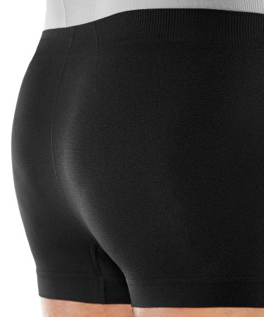 Falke men's cool boxer shorts for warm to hot temperatures sport underwear cooling fast -drying breathable functional material 1 piece m black (Black 3000)