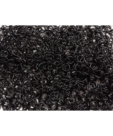1/2 Pound Black Anodized Aluminum Jump Rings 16G 5/16 ID (1500 Rings) 16 SWG 5/16 ID Black