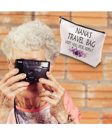 Nana Gift for Grandma | Birthday & Mother's Day Cosmetic Bag | Travel Toiletry Organizer - Buy Online on GoSupps.com
