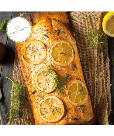 Magic of the Spice Salmon Seasoning - Premium 80g Aroma Can for Grilled Fried & Planked Salmon | International Shipping Available - Buy Online on GoSupps.com