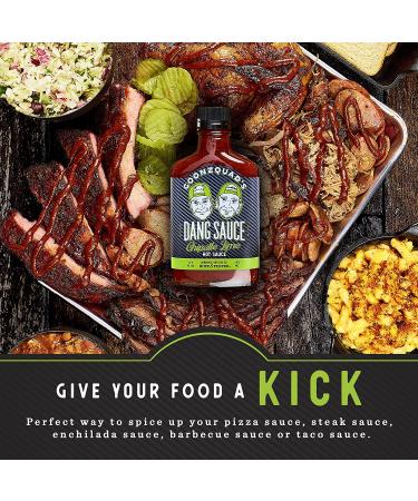 Hoff and Pepper Goonzquad Dang Sauce - Handmade Chipotle Lime Hot Sauce with Tennessee Peppers - Keto Friendly Spicy Goodness Seasoning - 3.4 fl oz - Buy Online on GoSupps.com