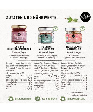 Gepp's Delicatessen Wunderb tk Gift Set - Unique Culinary Delicacies for Girlfriend Colleague Teacher | Perfect Gift Idea for Men & Women - Buy Online on GoSupps.com