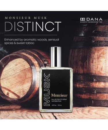 Dana Monsieur Musk EDT Spray Mens Fragrances 4 Oz - Buy Online on GoSupps.com