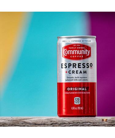 Community Coffee Espresso & Cream RTD Can 6.5 fl oz (12 Pack) - Buy Online on GoSupps.com
