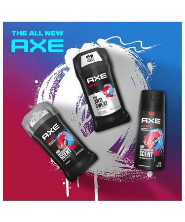 AXE Antiperspirant Deodorant for Men - 48H Sweat & Odor Protection Black Pepper & Cedarwood 2.7oz (Pack of 2) - Long Lasting Freshness - Buy Online on GoSupps.com