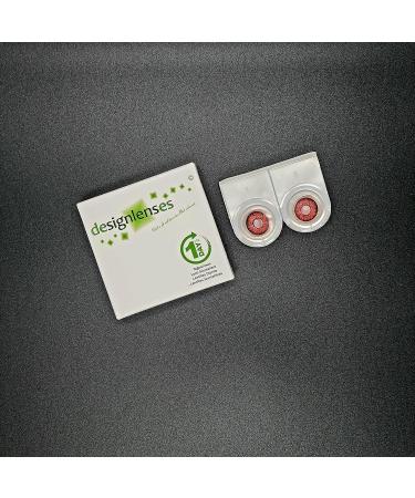 Buy Red Colored Contact Lenses - Non-Prescription Daily Use for Halloween & Cosplay - Vampire Devil & Carnival - 2 Pieces - Buy Online on GoSupps.com