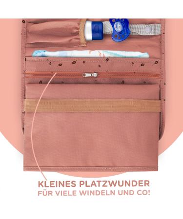 Jubi Baby Diaper Bag with Changing Mat - Compact & Stylish Brown Autumn - Extra Space for On-the-Go Parents - Buy Online on GoSupps.com