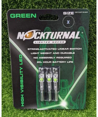 Nockturnal-X Green Nocks-3 Pack