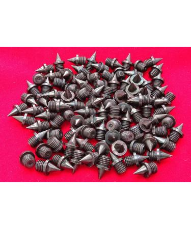100 Black 6mm Stainless Steel Spikes for Track & Terrain - Ultimate Grip & Durability - Buy Online on GoSupps.com
