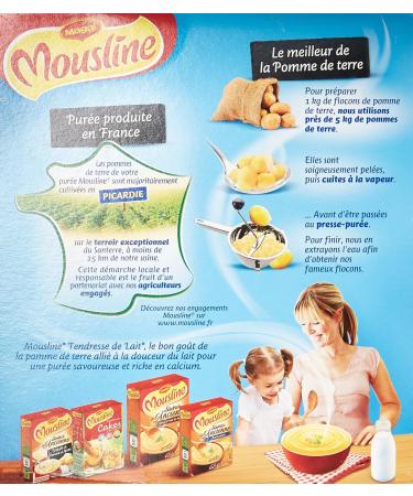 Maggi Puree Mousline Milk Tenderness 3 sachets 375 g - Buy Online on GoSupps.com