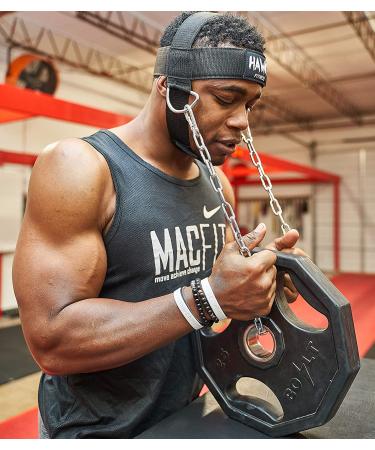 Hawk Sports Neck Harness for Strength Training - Adjustable Strap & Steel Chain for Stronger Neck & Traps - Buy Online on GoSupps.com