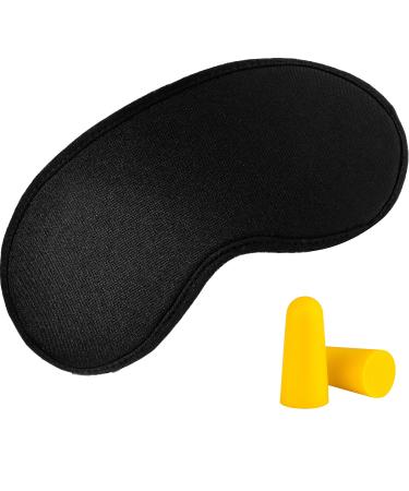 Sleep mask Sleeping mask for Women Men Eye mask for Sleeping (Black) - Buy Online on GoSupps.com