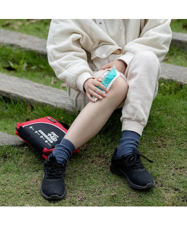 General Medi 160-Piece Premium First Aid Set - Essential Kit for Home Car Office Sports Camping & Travel - Red - Buy Online on GoSupps.com