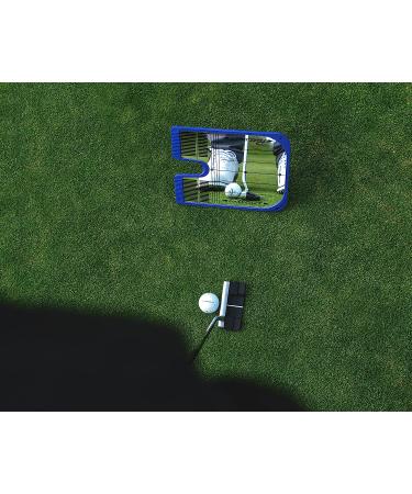 PuttOut Putting Mirror Trainer & Alignment Gate Blue - Improve Your Putting Skills - Buy Online on GoSupps.com
