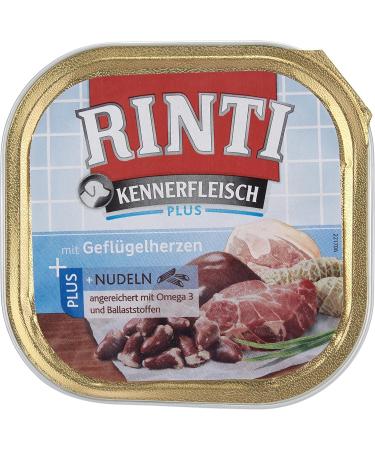 RINTI Kennerfleisch Poultry Hearts + Pasta | 9 x 300g | Premium Pet Food for Dogs | International Shipping Available - Buy Online on GoSupps.com
