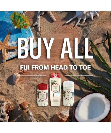 OLD SPICE FRESH COLLECTION INVISIBLE SOLID FIJI W/PALM TREE 219G 3CT BUNDLE EC - Buy Online on GoSupps.com
