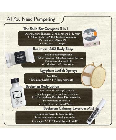 Luxury Natural 30 Piece Women's Travel Accessories Kit - TSA Compliant Toiletries in Travel Bag for Vacation, Hospital & Postpartum - Buy Online on GoSupps.com