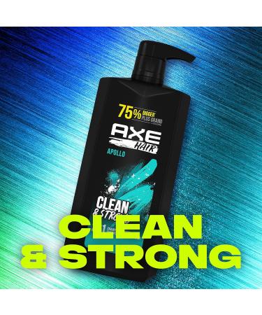 AXE 2-in-1 Shampoo & Conditioner Apollo - Clean & Strong Hair Sage & Cedarwood 100% Recycled Bottle 28 oz | International Shipping - Buy Online on GoSupps.com