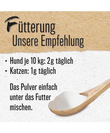 alphazoo MSM Sulfur Powder for Dogs Cats and Rodents 250 g I Natural Joint Powder without Additives I Mesh Factor 40-80 I Ensures More Agility - Buy Online on GoSupps.com