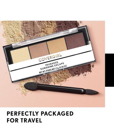 COVERGIRL Trunaked Quad Eyeshadow Palette Jetsetter 0.06 oz - Long-Lasting Eye Makeup - Buy Online on GoSupps.com