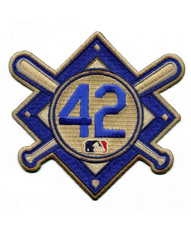 Emblem Source Jackie Robinson #42 MLB Licensed Primary Logo Jersey Sleeve Patch