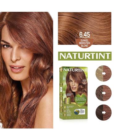 Natureint Ammonia-Free Hair Color 6.45 Dark Amber Blonde | 170ml | Natural Ingredients | International Shipping - Buy Online on GoSupps.com