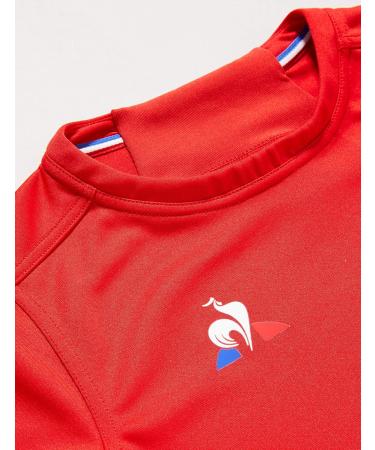 Le Coq Sportif Boys N 1 Rugby Training Maillot Undershirt - 14 Years - Pur Rouge (Red) | International Shipping - Buy Online on GoSupps.com