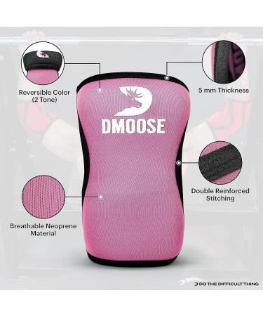 5mm Neoprene Elbow Sleeves for Weightlifting | USPA Approved | Tendonitis Relief | Small Black-Pink - Buy Online on GoSupps.com
