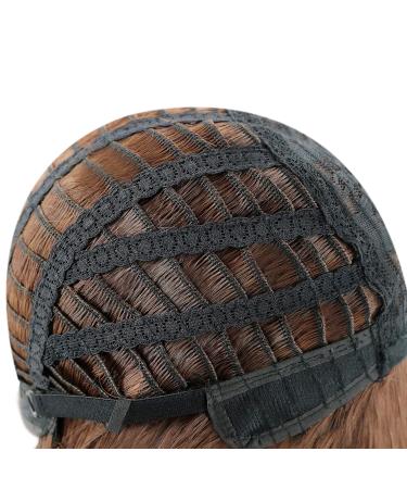 JUZIVIEE Short Brown Bob Wig with Pony - 30.5 cm Fashionable Synthetic Hair for Women | Cute Wigs for Daily Party Cosplay & Halloween - Buy Online on GoSupps.com