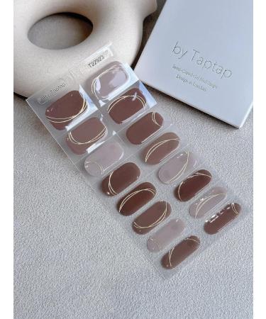 Semi Cured Gel Nail Strips by Taptap London - COCO the Nude - Buy Online on GoSupps.com