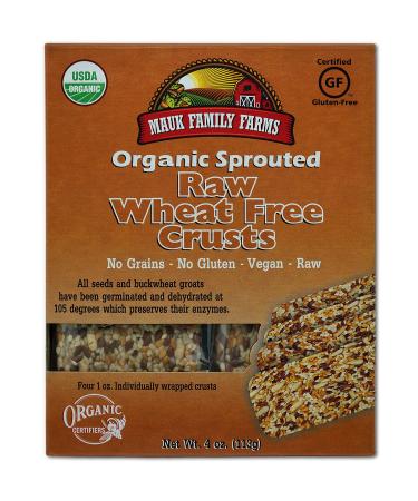 Mauk Family Farms Organic Raw Crusts, Wheat Free, 4 Ounce