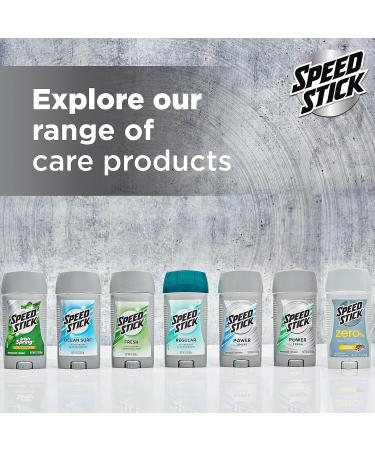 Buy Speed Stick Men's Deodorant - Regular 3 oz | Best International Shipping - Buy Online on GoSupps.com