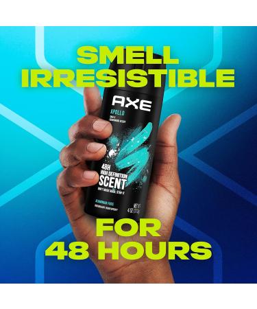 AXE Apollo Body Spray Deodorant for Men - Sage & Cedarwood Aluminum-Free Long-Lasting Odor Protection 4.0 oz - International Shipping Available - Buy Online on GoSupps.com
