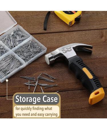 Mr. Pen- Nail Assortment Kit and 8oz Small Hammer  600 Pcs Small Nails  Wall Nails for Hanging  Hammer and Nails Set  Small Hammer for Picture Hanging  Picture Hanging Kit  Picture Hanging Nails Hammer with Nails - Buy Online on GoSupps.com