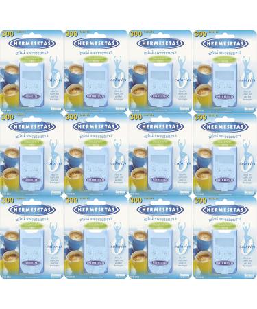 12x Hermesetas Original Mini Sweeteners 300 Tablets (Each) - Buy Online on GoSupps.com
