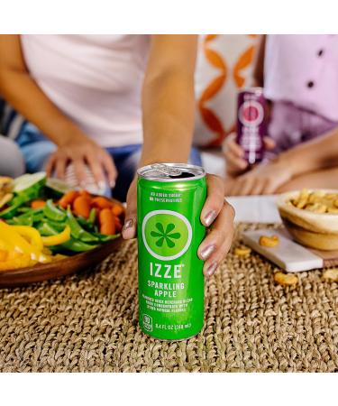 IZZE Sparkling Juice Variety Pack - 12 Count, 8.4 oz Cans (3 Flavors) - Buy Online on GoSupps.com