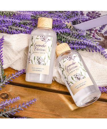 Green Canyon Spa Lavender Bath Gift Set - 11pcs Birthday Gifts for Women, Home Spa Relaxation - Buy Online on GoSupps.com