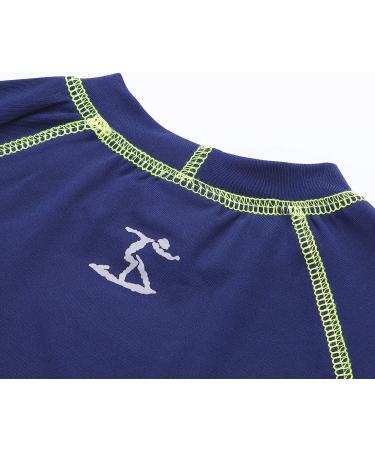 UZZI Kids UPF 50+ Neon Yellow Rashguard Swim T-Shirt 6-7 Years - Loose Cut, Long Sleeve - Buy Online on GoSupps.com