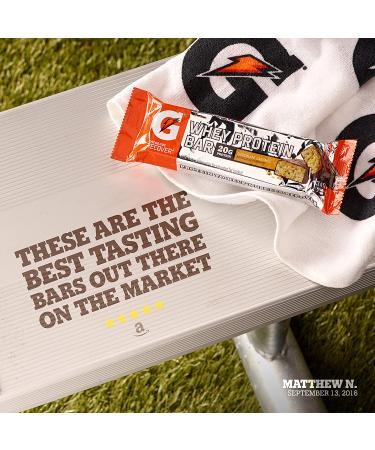 Buy Gatorade Whey Protein Bars - Chocolate Caramel, 12 Count | High Protein Snack - Buy Online on GoSupps.com