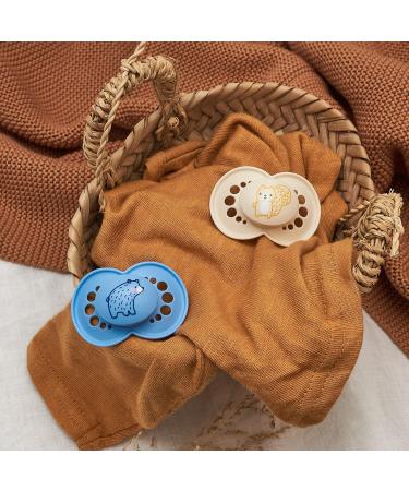 MAM Original Pacifiers Set of 2 - Rubber Pacifiers with Box | 16+ Months | Light Blue - Buy Online on GoSupps.com