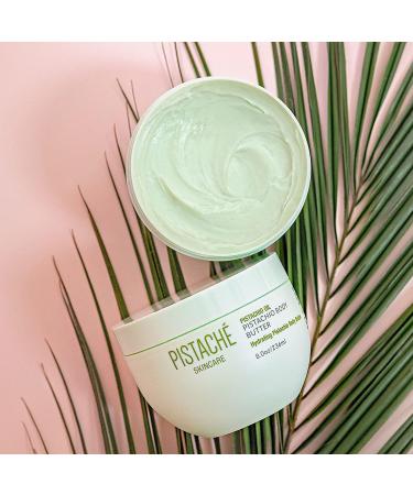 Pistach Skincare Whipped Pistachio Oil Body Butter Cream Moisturizer 8 oz - Hydrating, Nourishing, and Antioxidant Protection - Buy Online on GoSupps.com