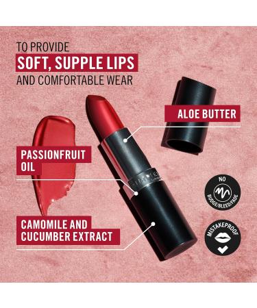 Rimmel Lasting Finish Lipstick 380 Oreiller prune finition satin e cr meuse tenue longue dur e 8 heures formule confortable pigment riche - Buy Online on GoSupps.com