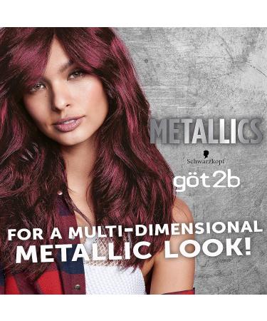 Schwarzkopf Got2b Metallics M68 Dark Ruby Permanent Hair Color - Vibrant Shade - Buy Online on GoSupps.com