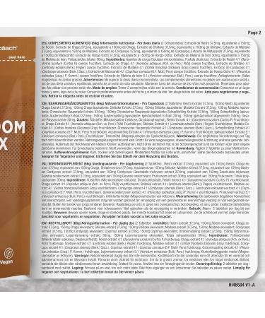Mushroom Complex with Reishi Shiitake Maitake Chaga Lions Mane Cordyceps and more 120 Vegan Capsules Mushroom Complex Pills from Horbaach - Buy Online on GoSupps.com