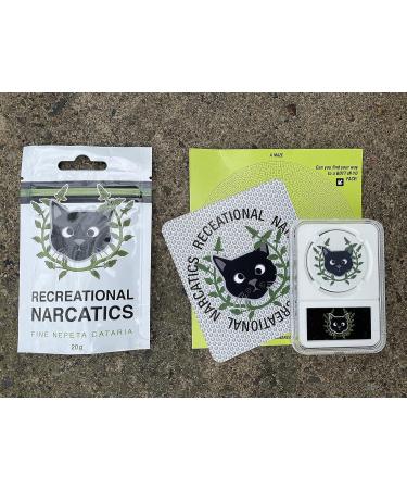 Recreational Narcatics All Natural Pelletized Catnip +Choice Chip Fine Nepeta Cataria Stimulates Excites and Boosts Curiosity Benefits Play and Reduces Anxiety in Cats - Buy Online on GoSupps.com