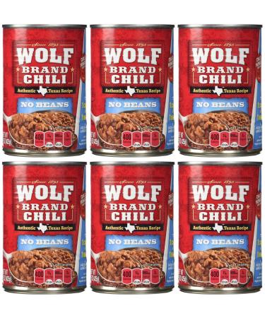 Wolf Brand No Beans Chili - 615 oz. Cans