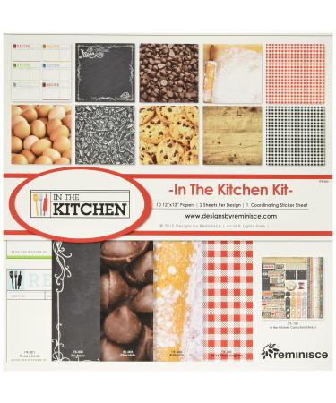 Reminisce in The Kitchen Collection Kit  Multicolor  12 by 12  (ITK-200)