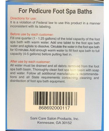 Sanicare SANI CARE Sani-Tablet 100 Tablets (Model SAN0100) | Efficient Cleaning Solution - Buy Online on GoSupps.com